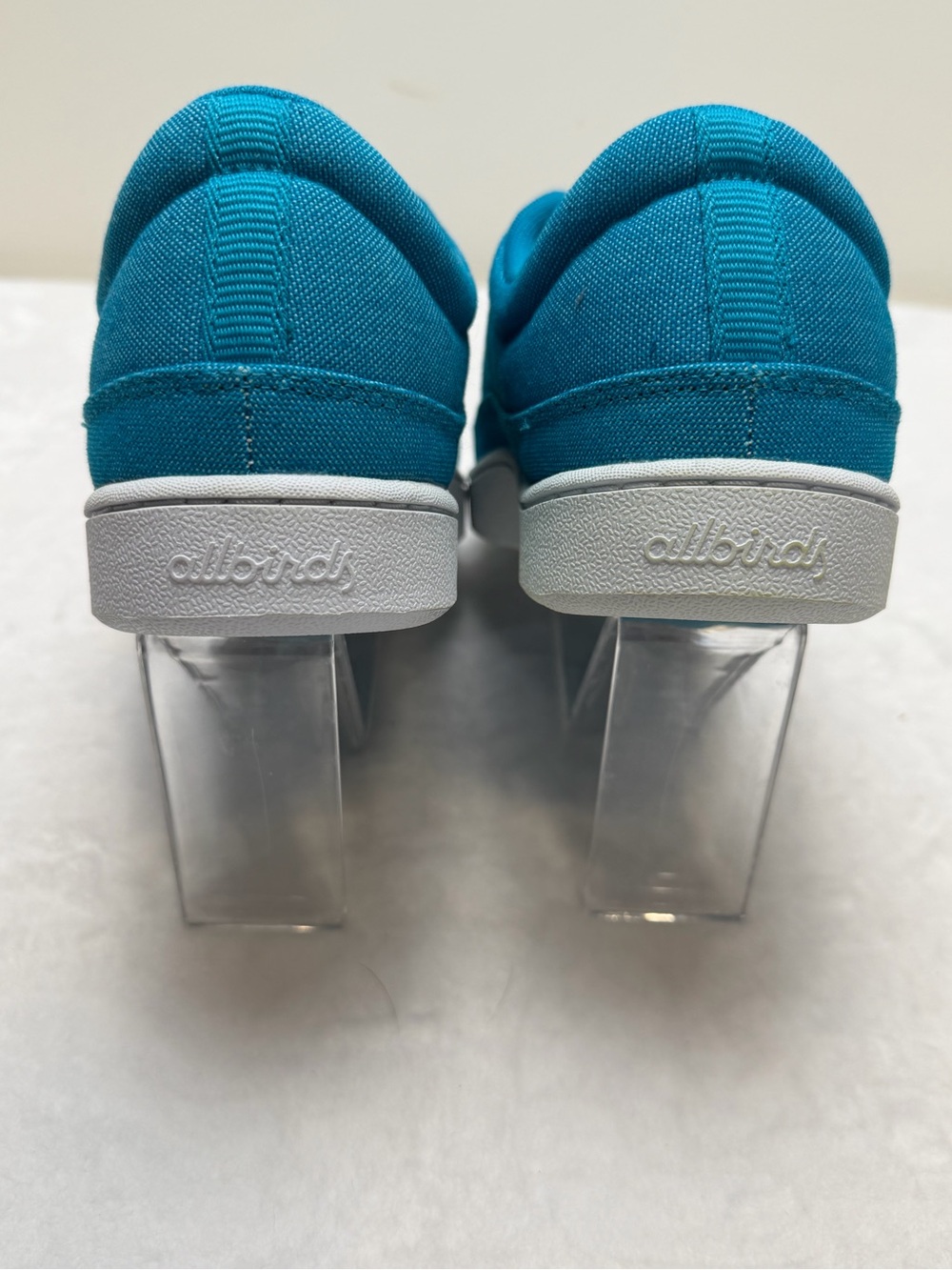 Allbirds Womens Canvas Pacers Sneakers 9 Organic Cotton Thrive Teal NWOT - Picture 5 of 9